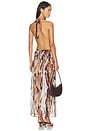view 3 of 3 Tovianna Halter Maxi Dress in Brown Multi