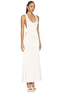 view 3 of 3 x Emma Rose Kinny Maxi Dress in Cream