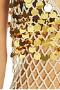 view 4 of 4 VESTIDO ZURI in Gold