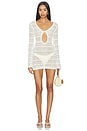 view 1 of 3 Franny Crochet Mini Dress in White
