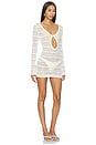 view 2 of 3 Franny Crochet Mini Dress in White