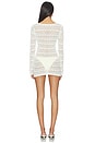 view 3 of 3 Franny Crochet Mini Dress in White