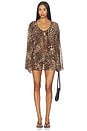 view 1 of 3 Phaedra Mini Dress in Leopard