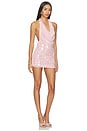 view 2 of 3 Elkie Halter Mini Dress in Blush