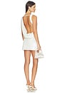 view 1 of 4 Dovie Drape Mini Dress in White