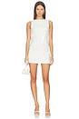 view 2 of 4 Dovie Drape Mini Dress in White