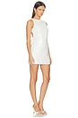 view 3 of 4 Dovie Drape Mini Dress in White
