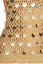 view 4 of 4 Cayenne Crochet Mini Dress in Tan