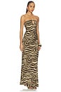 view 2 of 3 ROBE RIYA in Zebra Print