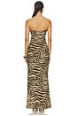 view 3 of 3 ROBE RIYA in Zebra Print