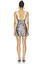 view 3 of 3 Saanvi Mini Dress in Zebra Print