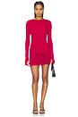 view 1 of 3 Anya Mini Dress in Red