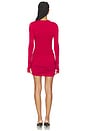 view 4 of 3 Anya Mini Dress in Red