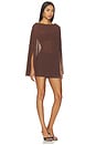 view 2 of 3 Danni Poncho Set in Brown