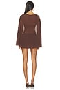 view 4 of 3 Danni Poncho Set in Brown