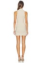 view 3 of 4 Charlie Knot Front Knit Dress in Nude Metallic