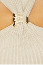 view 4 of 4 Charlie Knot Front Knit Dress in Nude Metallic