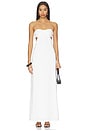 view 1 of 3 Karrie Strapless Maxi Dress in White