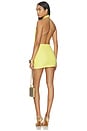 view 3 of 3 Blaise Halter Mini Dress in Yellow