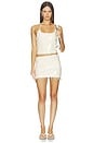 view 1 of 4 Mckenna Mini Skirt Set in Cream