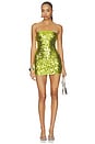 view 1 of 4 Azora Mini Dress in Green
