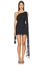 view 1 of 4 Nori Open Back Mini Dress in Black