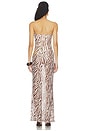 view 3 of 3 Kensington Strapless Maxi Dress in Zebra