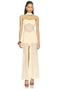 view 1 of 3 Britlee Maxi Dress in Pale Yellow