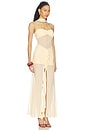 view 2 of 3 Britlee Maxi Dress in Pale Yellow