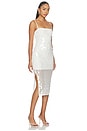 view 3 of 5 Lailah Midi Dress in White