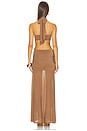 view 3 of 3 VESTIDO CALLISTA in Brown