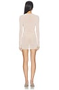view 3 of 3 Janel Mini Dress in Nude