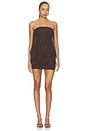 view 1 of 3 VESTIDO ELODIE in Dark Brown