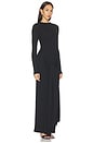 view 2 of 3 Piper Long Sleeve Maxi Dress in Black