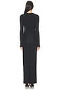 view 4 of 3 Piper Long Sleeve Maxi Dress in Black