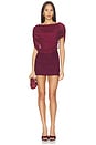 view 1 of 3 VESTIDO BAILEY in Burgundy
