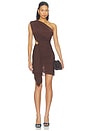 view 1 of 3 Juliet Mini Dress in Dark Brown