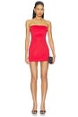 view 2 of 5 Eden Strapless Mini Dress in Red