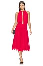 view 1 of 3 Nossa Backless Midi Dress in Red