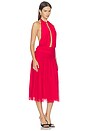 view 2 of 3 Nossa Backless Midi Dress in Red