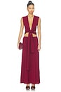 view 1 of 3 ENSEMBLE JUPE AZURA in Burgundy