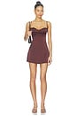 view 1 of 4 ПЛАТЬЕ CLAIRE  in Brown