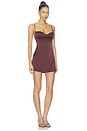 view 2 of 4 ПЛАТЬЕ CLAIRE  in Brown