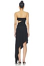 view 5 of 4 Janae Strapless Midi Dress in Black