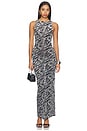 view 1 of 3 Daranna Maxi Dress in Zebra Burnout