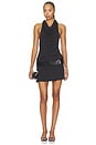 view 1 of 4 Penelopy Halter Mini Dress in Black