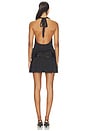 view 4 of 4 Penelopy Halter Mini Dress in Black
