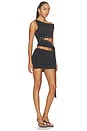 view 2 of 5 Collette Mini Skirt Set in Black
