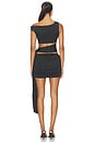 view 5 of 5 Collette Mini Skirt Set in Black