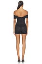 view 4 of 4 Oddette Off Shoulder Mini Dress in Black